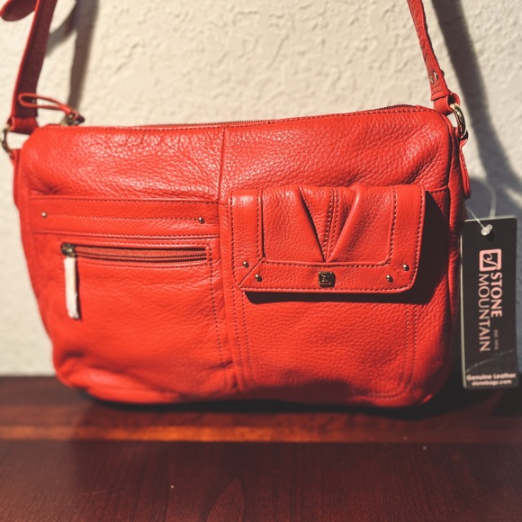Stone Mountain Accessories Handbags - Stone Mountain Accessories Vibrant Cherry Crossbody Bag